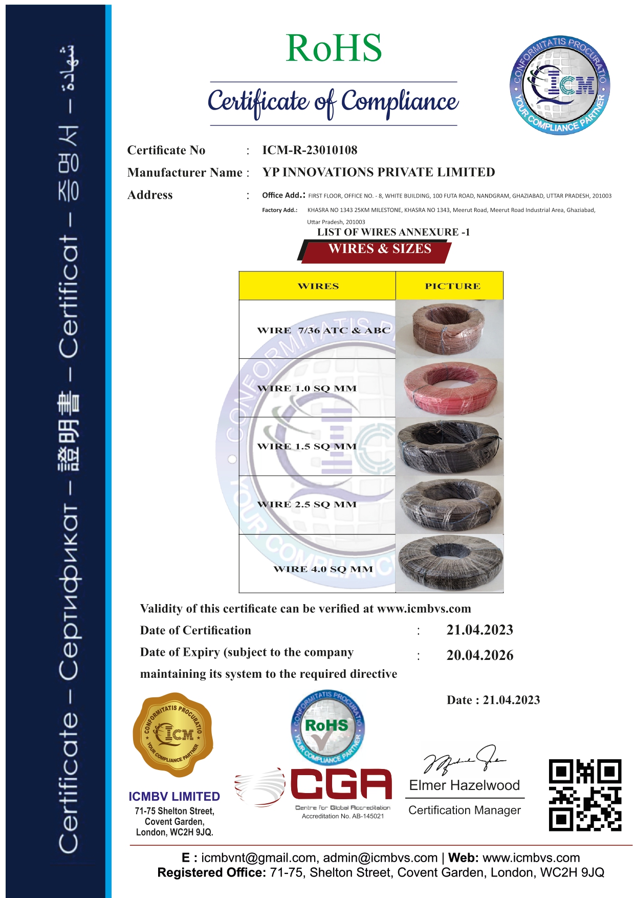 Certificate 4